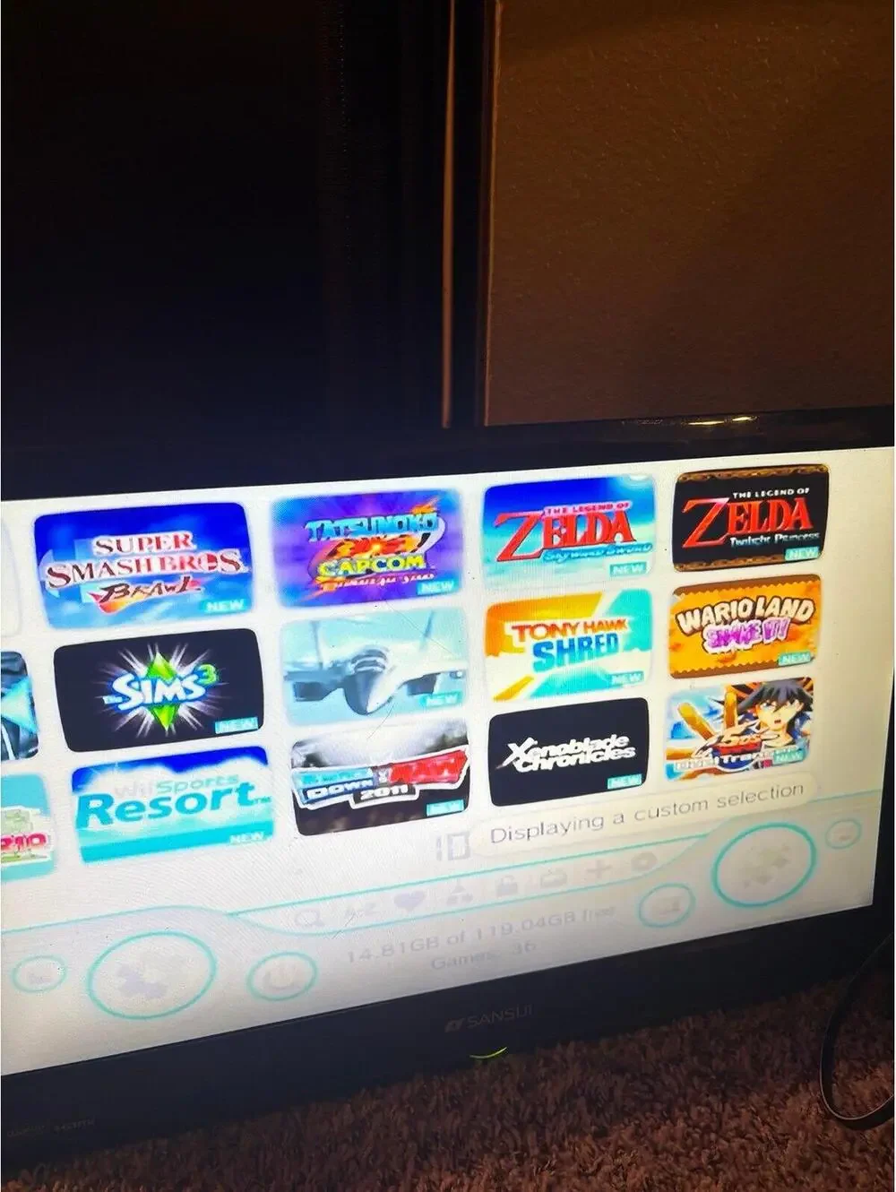 Nintendo Wii (Customized) w/accessories